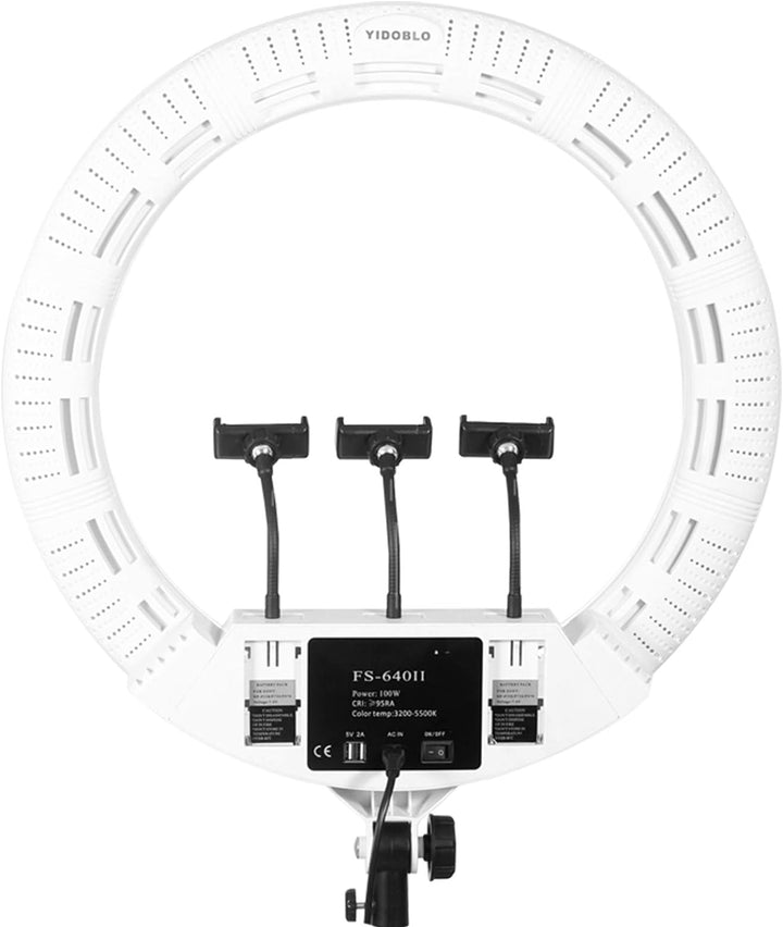 Yidoblo Dimmbar 22'inch 55cm 100w FS-640II LED Ringlicht Fotografie Beleuchtung mit Fernbedienung fü