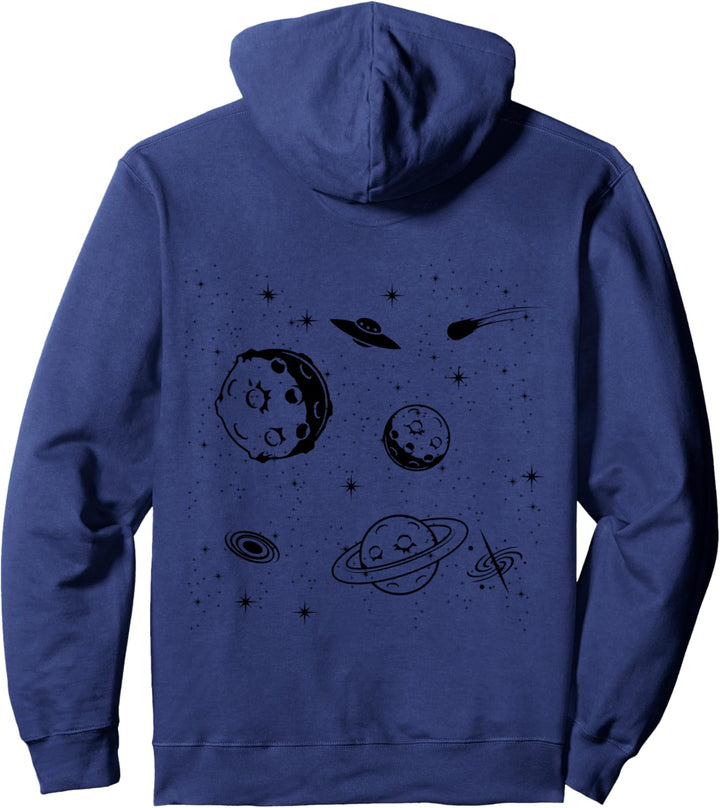 Weltall Astronomie Hobby Weltraum Vintage Nerds Pullover Hoodie