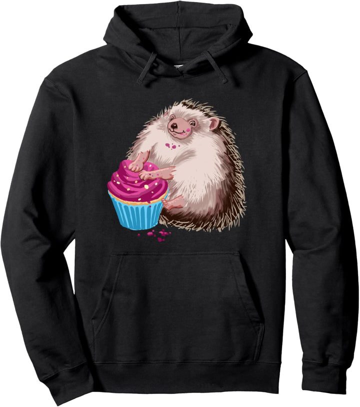 Hedgeho Cupcake Haustier Igel Pullover Hoodie