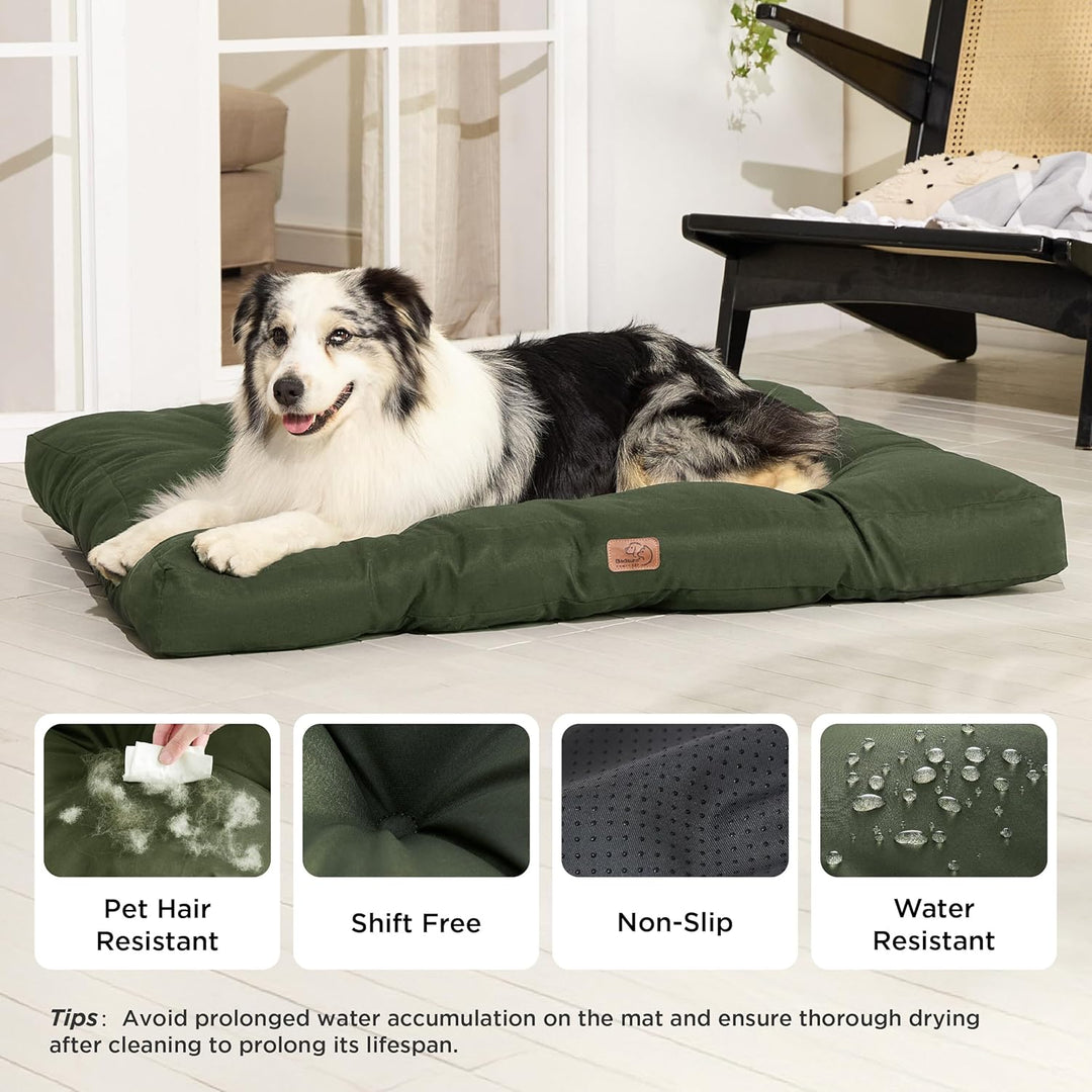 BEDSURE Hundekissen Grosse Hunde waschbar - 111x89cm hundematratze XXL für grosse, mittelgrosse Hund