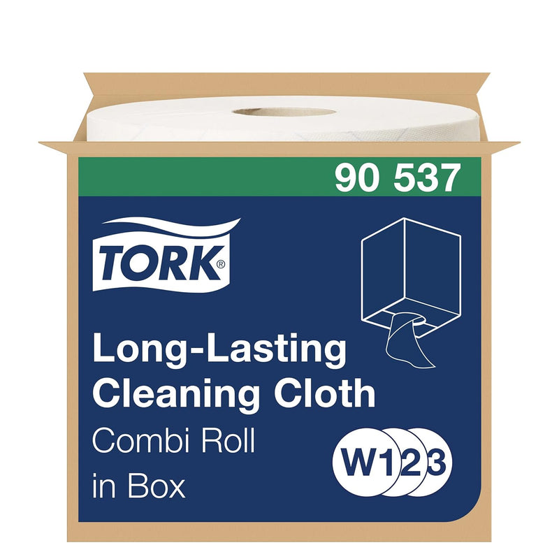 Tork Langlebige Reinigungstücher Weiss W1/2/3, Kombirolle, 1 × 300 Tücher, 90537