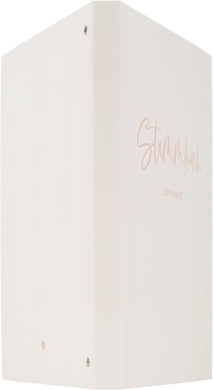 Stammbuch der Familie - Familienstammbuch Hochzeit Standesamt - Deluxe Serie - Hardcover DIN A4 (Bei