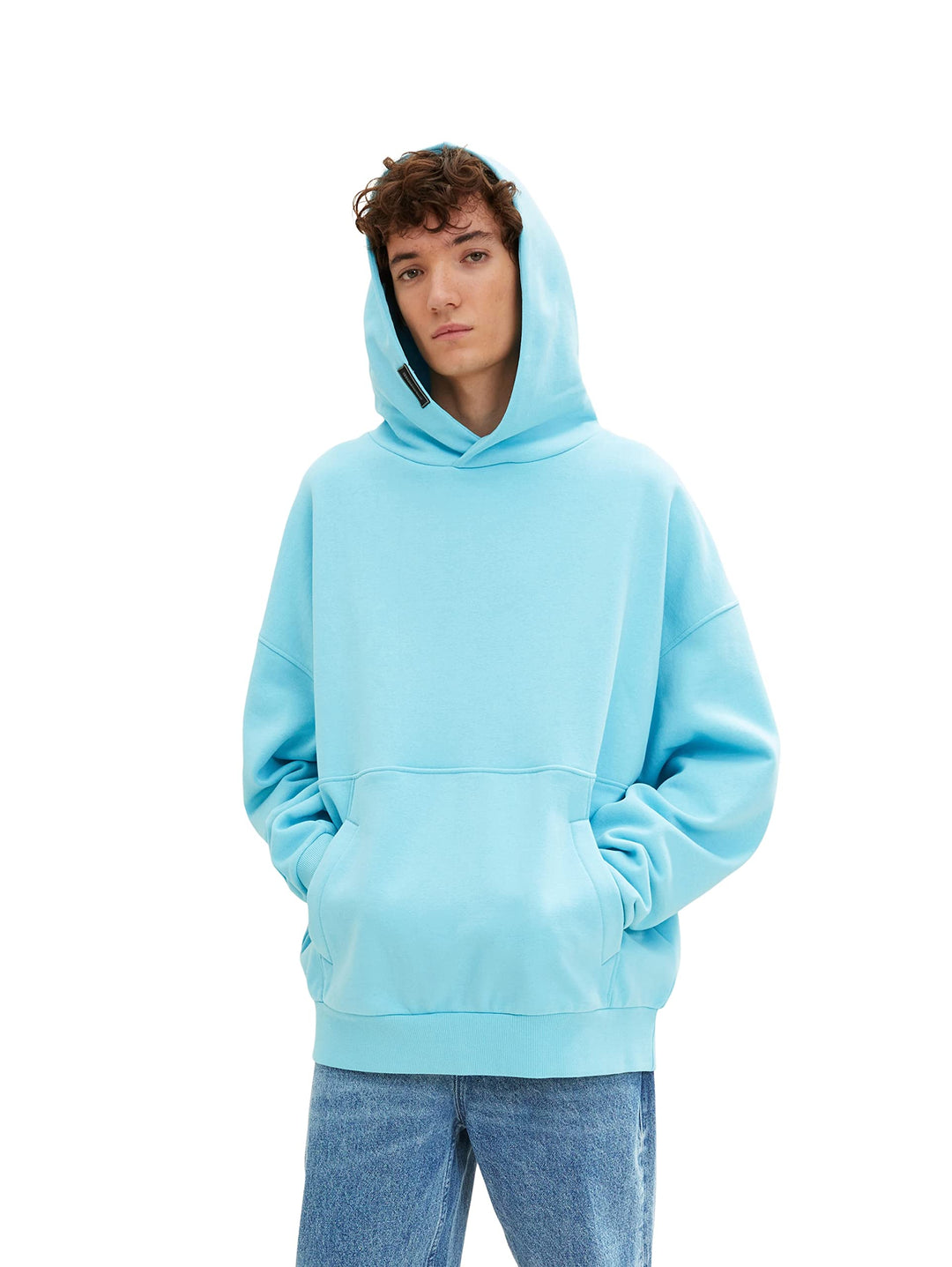 TOM TAILOR Denim Herren Hoodie Sweatshirt S 30063 - Light Dusty Blue, S 30063 - Light Dusty Blue