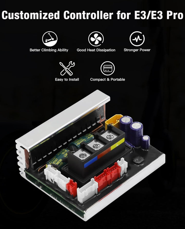 32 km/h Controller, kompatibel mit Segway Ninebot E3 E3 Pro Kickscooter, 32 km/h Motherboard Schaltu