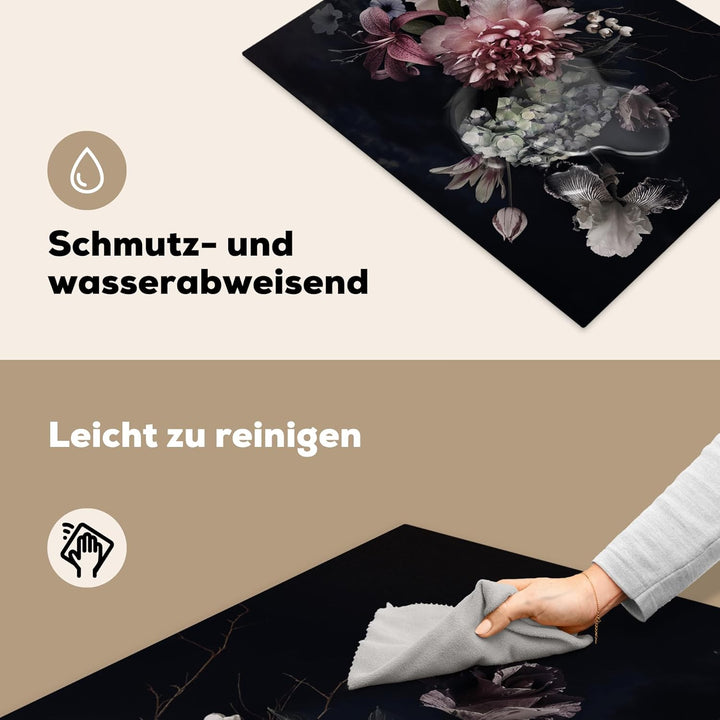 Herdabdeckplatte Einteilig Herdabdeckung Abdeckplatte für Ceranfeld Abdeckung Induktionskochfeld Auf