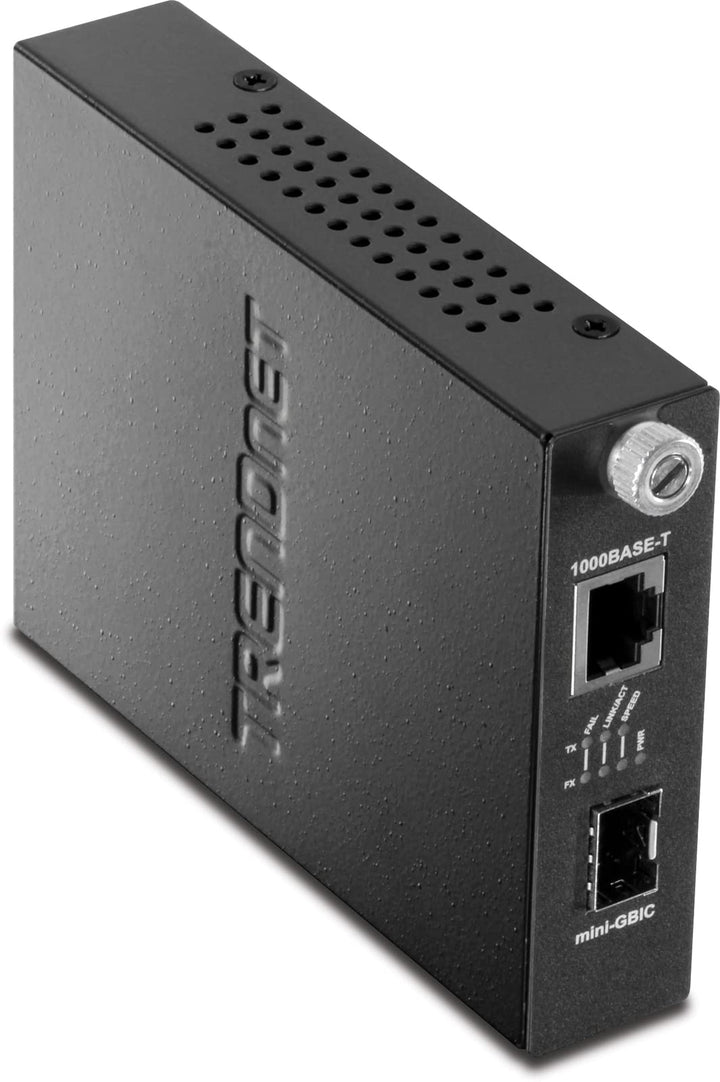 TRENDnet TFC-1000MGA 100/1000Base-T zu SFP Medienkonverter (Multi (SX) oder Single-Mode (LX) Fasermo