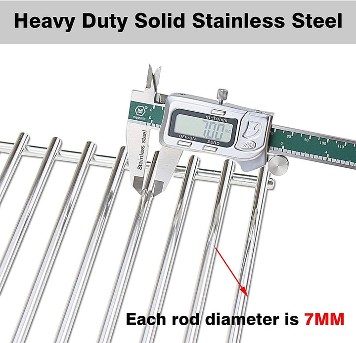 GFTIME 49,5 x 33cm 7528 Grillrost Edelstahl für Weber Genesis E-310/320/330, S-310/320/330 (2007-201