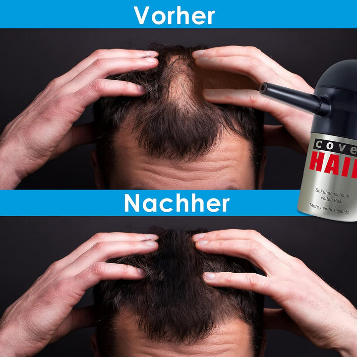 COVER HAIR Pumpsprayaufsatz für Schütthaar & Streuhaar | Geeignet für 14g Dose | Applikator für Schü