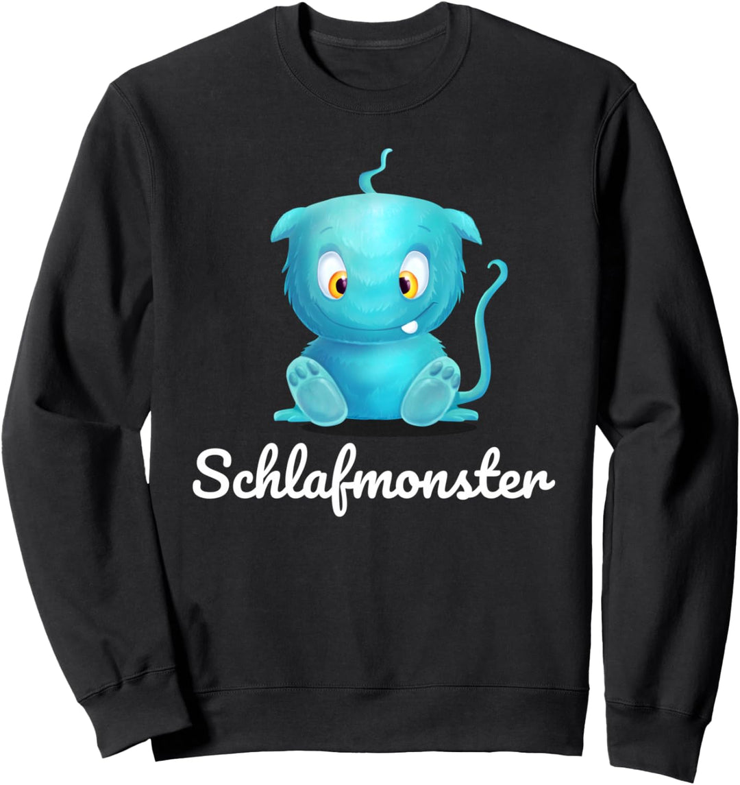 Süsses Schlafmonster Nachthemd Pyjama Schlafanzug Schlaf Sweatshirt