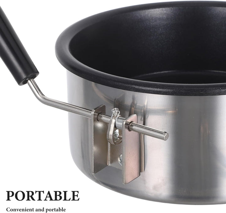 Ciieeo 8oz Popcornkessel für Popcornmaschine Ersatztopf Antihaftbeschichtetes Metall Ersatzteile für
