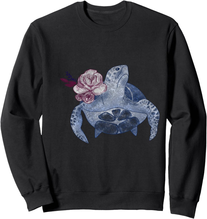 Vintage Retro Schildkröte Schildkröte Marine Biologist Sweatshirt