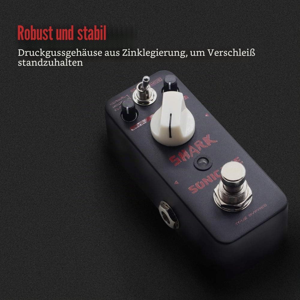 SONICAKE Distortion Gitarre Effektpedal Higain Classic British Stack Crunch High Gain True Bypass, D