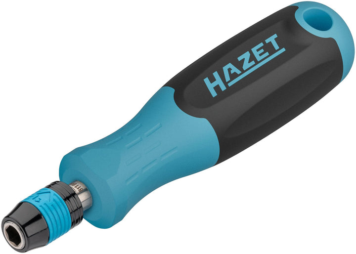 HAZET Bithalter 811BH, 1/4 Zoll Sechskant, 132,5 mm Länge, Bajonettverschluss, rutschfester 3-Kompon