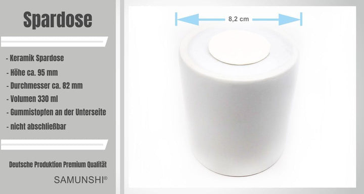 Samunshi® Kinder-Tasse mit einem grossen Einhorn als Motiv Bild Kaffeetasse Teetasse Becher Kakaotas