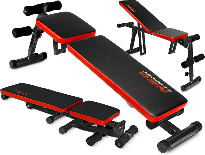 Hantelbank Bank Neo-Sport NS-03 Trainingsbank FITNESSGERÄT RÜCKENTRAINER BAUCHTRAINER SITUP