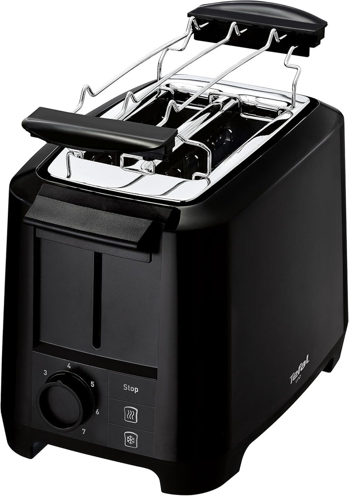 Tefal Uno TT1408 Scheibentoaster, 7 Bräunungsstufen (800 Watt) schwarz