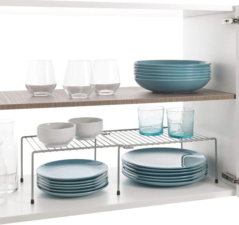 Metaltex Adapto Schrankeinsatz, Polytherm, Silber, 24 x 15 x 33-57 cm