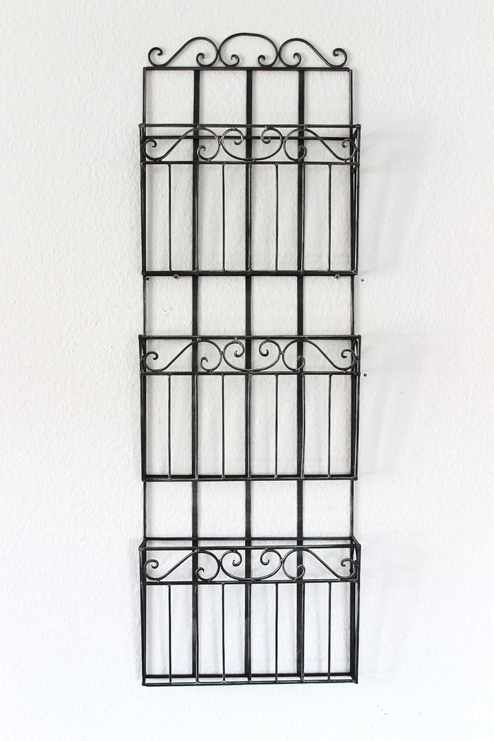 DanDiBo Wandregal Zeitungsständer 09911 Magazinhalter 101 cm Küchenregal Zeitungshalter