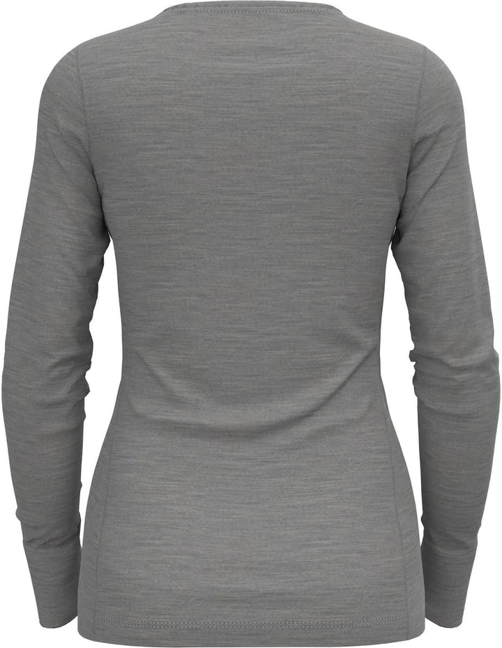 Odlo Damen Merino 200 Undershirt (1er Pack) XS Odlo Steel Grey Melange, XS Odlo Steel Grey Melange