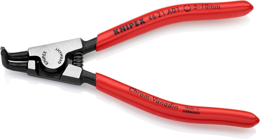 Knipex Sicherungsringzange für Aussenringe auf Wellen schwarz atramentiert, mit Kunststoff überzogen