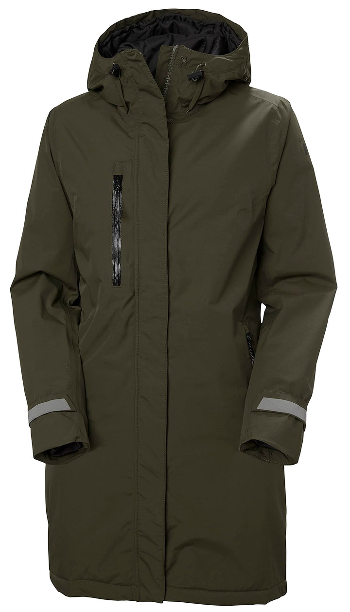 Helly-Hansen Damen Adore Isolierter Regenmantel XS Grün, XS Grün