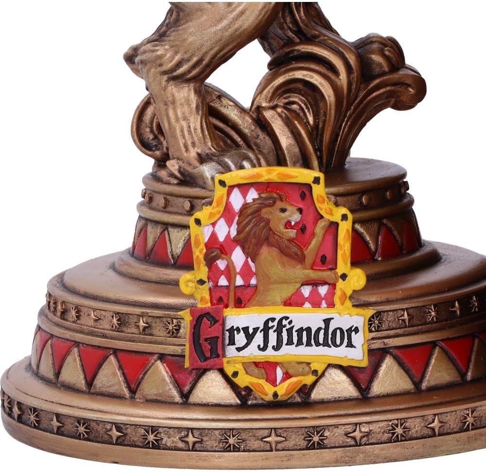Nemesis Now Harry Potter Gryffindor Buchstütze, offizielles Lizenzprodukt, 20 cm, Gold
