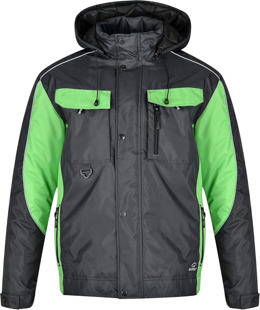 BWOLF Braver Arbeitsjacke Herren Winter Herren Winter Winddichte Winterjacke Arbeitsjacke Warme mit