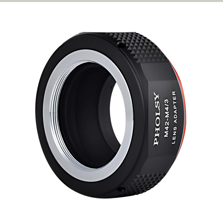 PHOLSY Konverter M42 auf MFT Kameras Objektivadapter für M42 42mm Schraubmontage-Objektiv auf M4/3 M