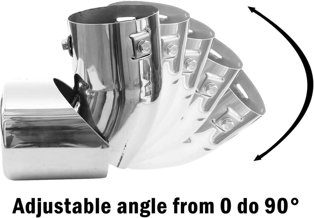 Auspuffblende Endrohr Endstuck Auspuff Blende Schalldampf Sportauspuff Universell Schalldampf Sport