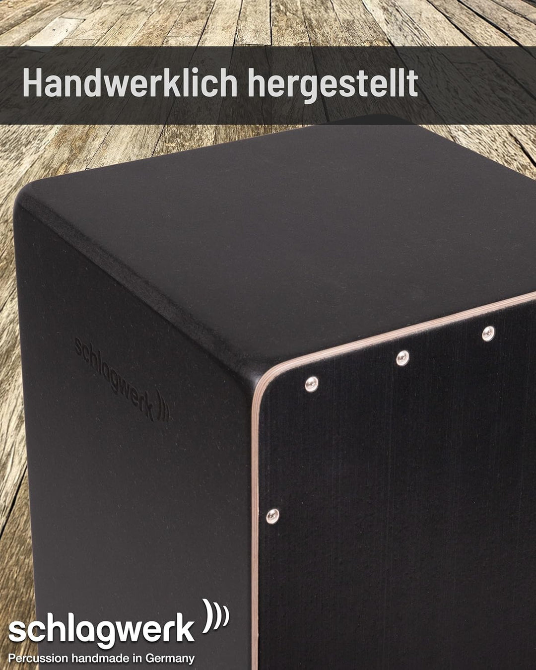 Schlagwerk - CP91 - Cajon Rudiments Hard Coal Stripes