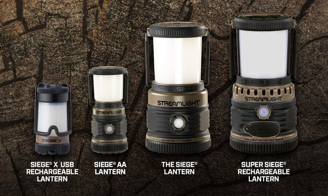 Streamlight 44941 Siege 200-Lumen AA Handgehaltene Arbeits und im Freien Camping-Laterne, Kojote