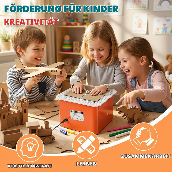 Kartonschneider für Kinder,45W elektrische Kappsäge mit klingenloser Technologie,präzises Schneiden