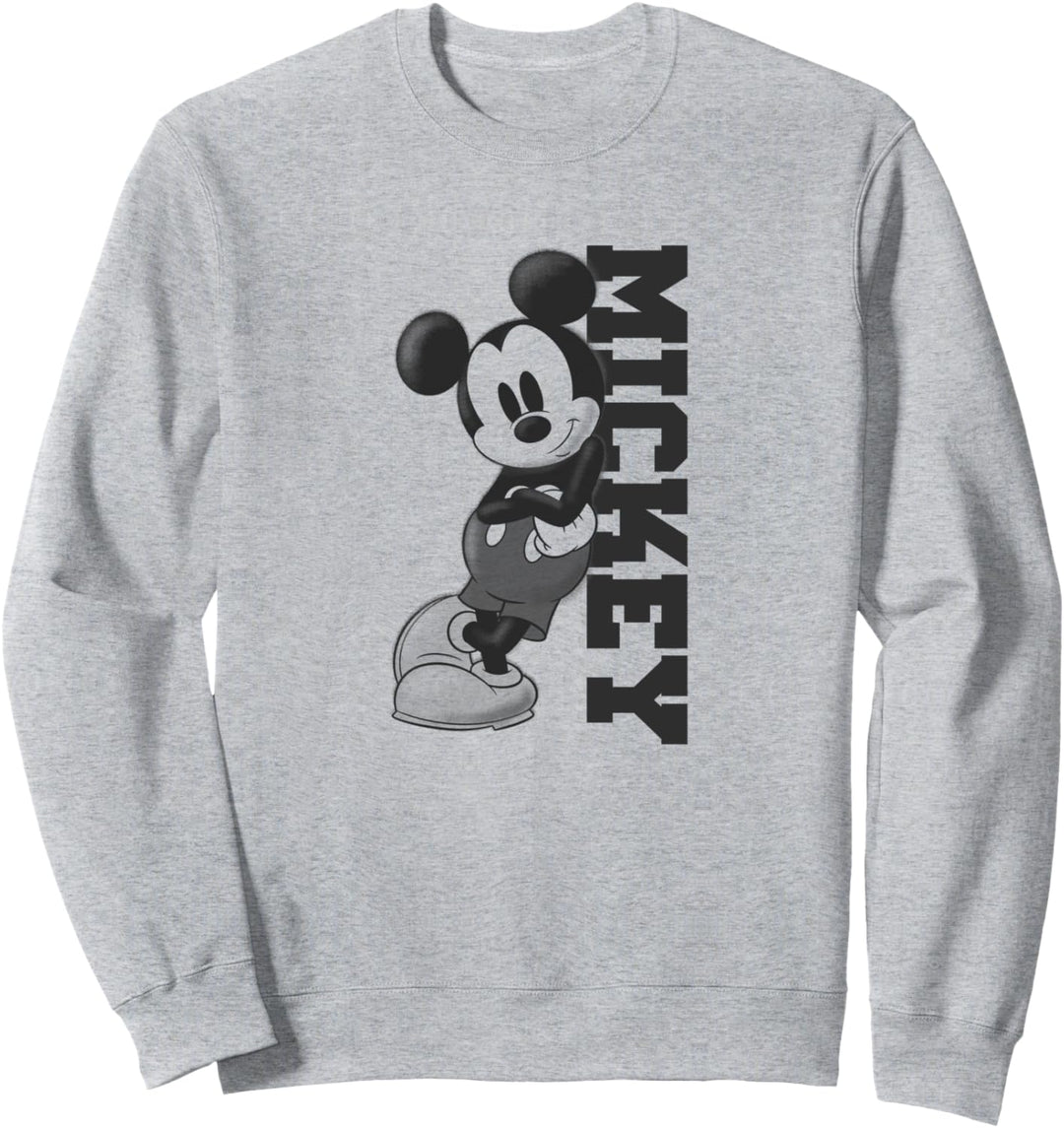 Disney Mickey Mouse Classic Lean On Black Text Sweatshirt