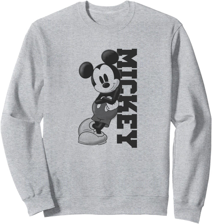 Disney Mickey Mouse Classic Lean On Black Text Sweatshirt