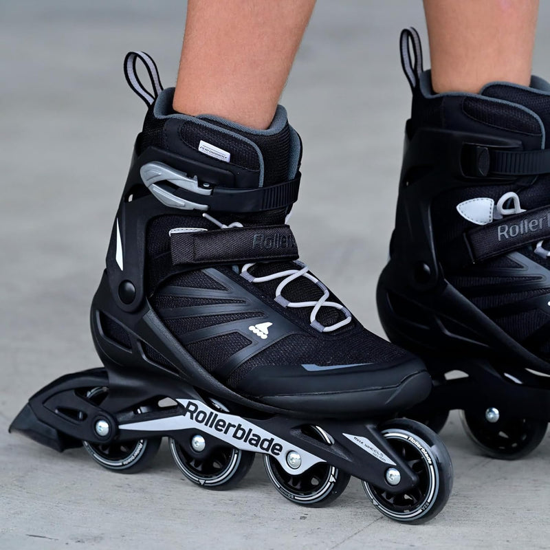 Rollerblade Herren Zetrablade 44.5 black-silver (07958600-816), 44.5 black-silver (07958600-816)