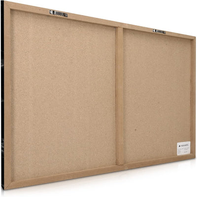 Navaris Magnettafel Magnetpinnwand Memoboard zum Beschriften - 60x40 cm Notiztafel div. Designs - Ta