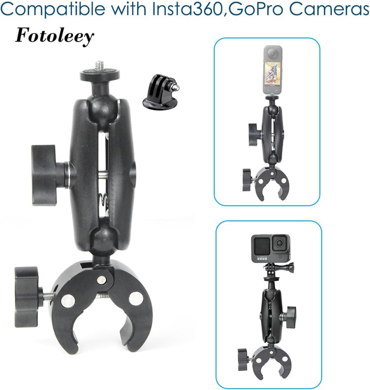 Fotoleey Kamera-Fahrradhalterung, Motorrad-Lenkerhalterung für Insta360 X3/X2/Ace Pro/Ace/One RS, ko