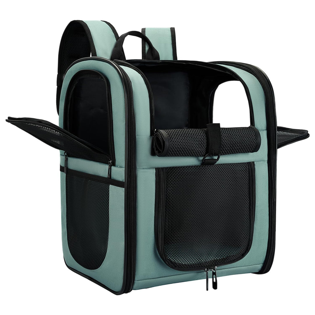 APOLLO WALKER Pet Carrier Rucksack für kleine Katzen und Hunde, Welpen, zweiseitiger Eingang, Sicher