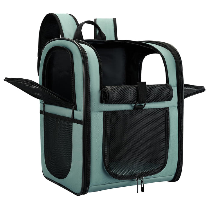 APOLLO WALKER Pet Carrier Rucksack für kleine Katzen und Hunde, Welpen, zweiseitiger Eingang, Sicher