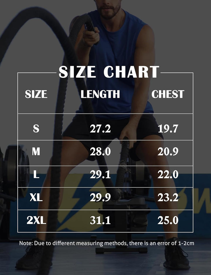 HUAKANG 3/5er Pack Tank Top Herren Ärmelloses Shirt Fitness Achselshirt Unterhemd Schnelltrocknendes