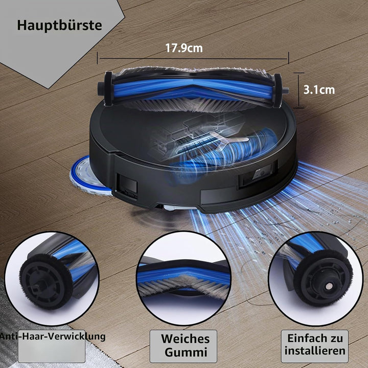 17 Stück Zubehör für Ecovacs DEEBOT T50 Pro Omni / T50 Omni /T50 Max /T50 Max Pro /T50 Pro Staubsaug
