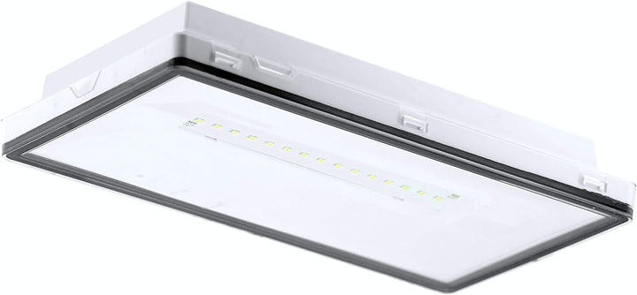 Notleuchte LED IP65 Notbeleuchtung Rettungszeichenleuchte Fluchtwegleuchte (Autotest-Pfeil nach rech