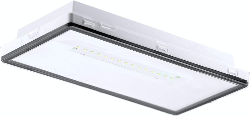 Notleuchte LED IP65 Notbeleuchtung Rettungszeichenleuchte Fluchtwegleuchte (Autotest-Pfeil nach link