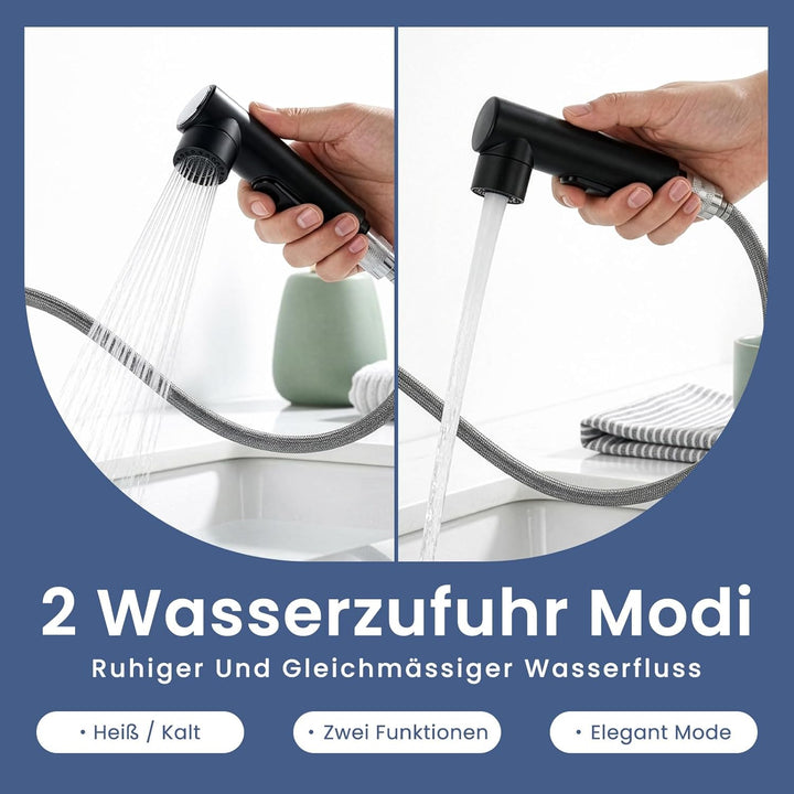 Trintion Wasserhahn Bad-Mischbatterie, Waschtisch-Einhebelarmatur Waschtischarmatur Armatur für Wasc