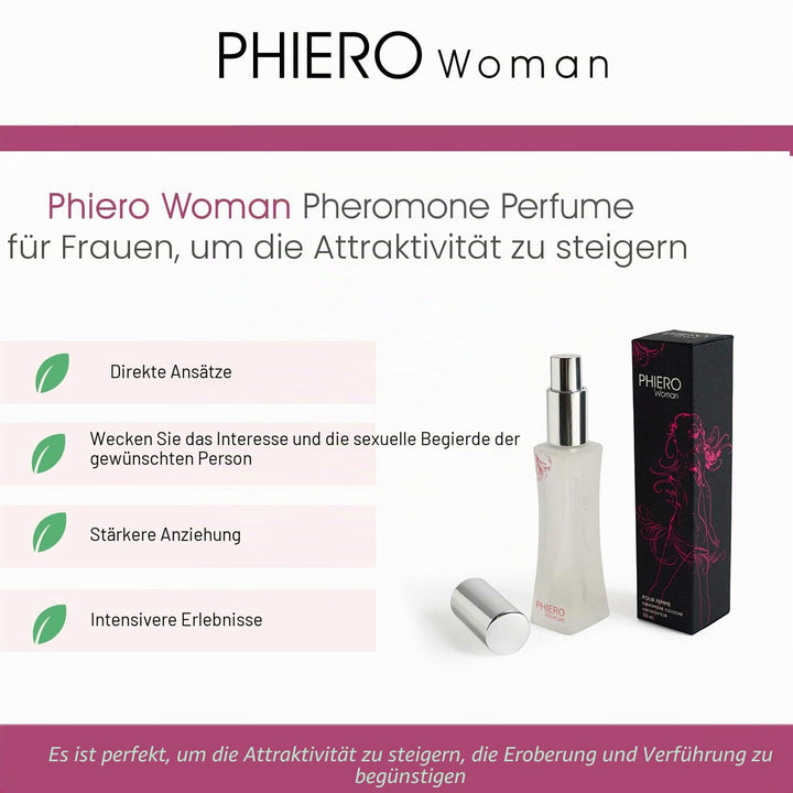 3 Phiero Woman Parfum mit Lockstoffen für Frauen