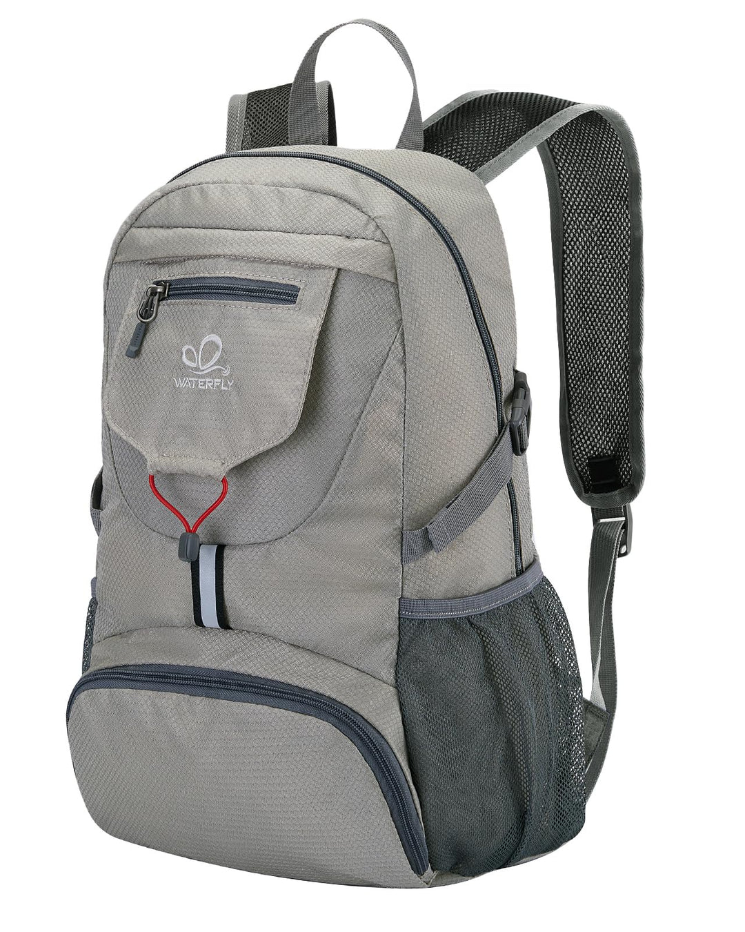 WATERFLY Ultraleicht Faltbar Klein Rucksack: 20L Leicht Packable Wanderrucksack Tagesrucksack Trekki