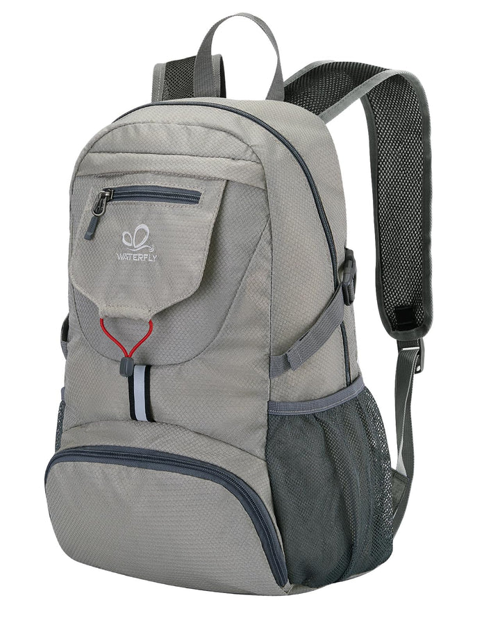 WATERFLY Ultraleicht Faltbar Klein Rucksack: 20L Leicht Packable Wanderrucksack Tagesrucksack Trekki
