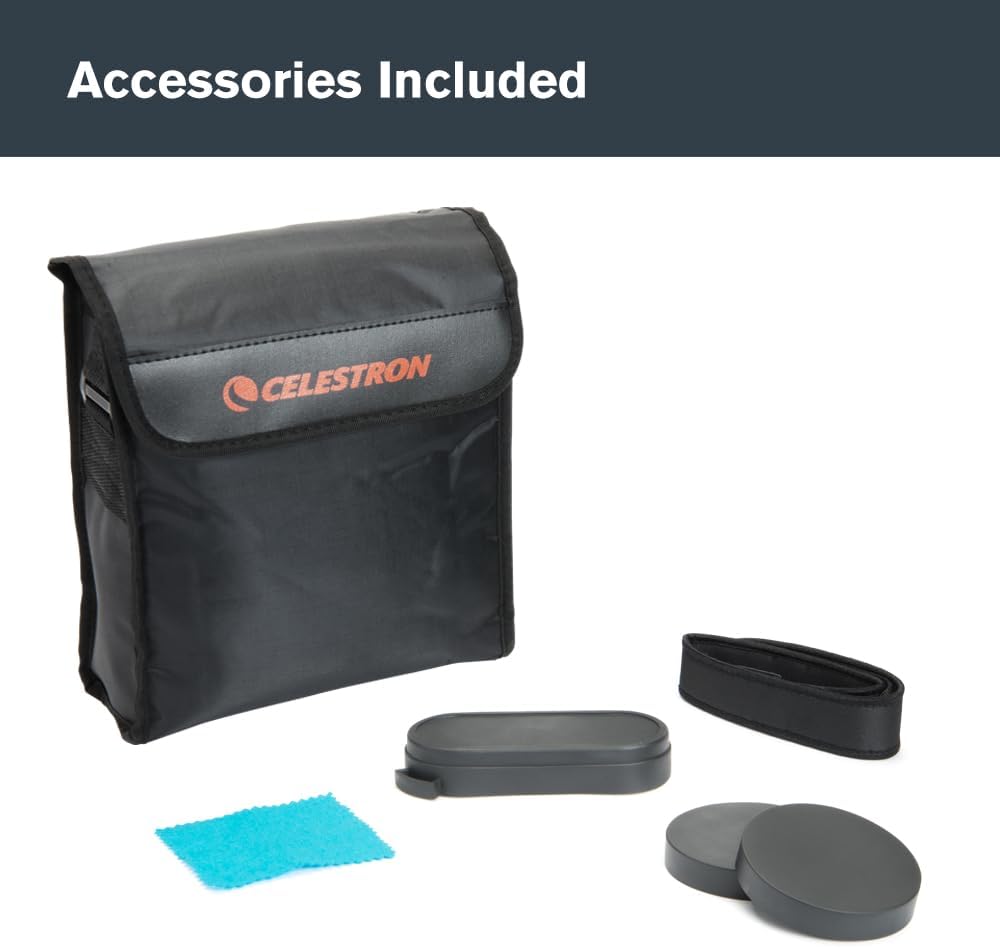 Celestron 71007 SkyMaster 12 x 60 mm Porroprismenfernglas mit mehrfach vergütete Linse, BaK-4 Prisme