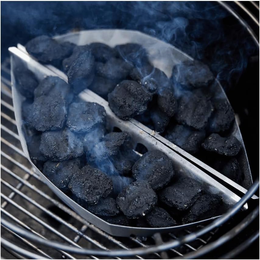 Weber 8417 Warmhalterost, für Holzkohlegrills mit 57 cm, Schwarz Single, Single