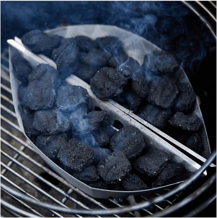 Weber 8417 Warmhalterost, für Holzkohlegrills mit 57 cm, Schwarz Single, Single